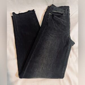 Frame Denim Le High Straight with Raw Hem Size 26